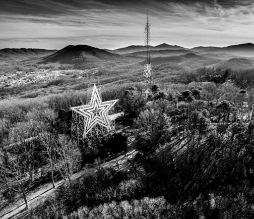 star on mountain